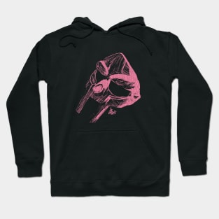 MF Doom Mask Pink Hoodie